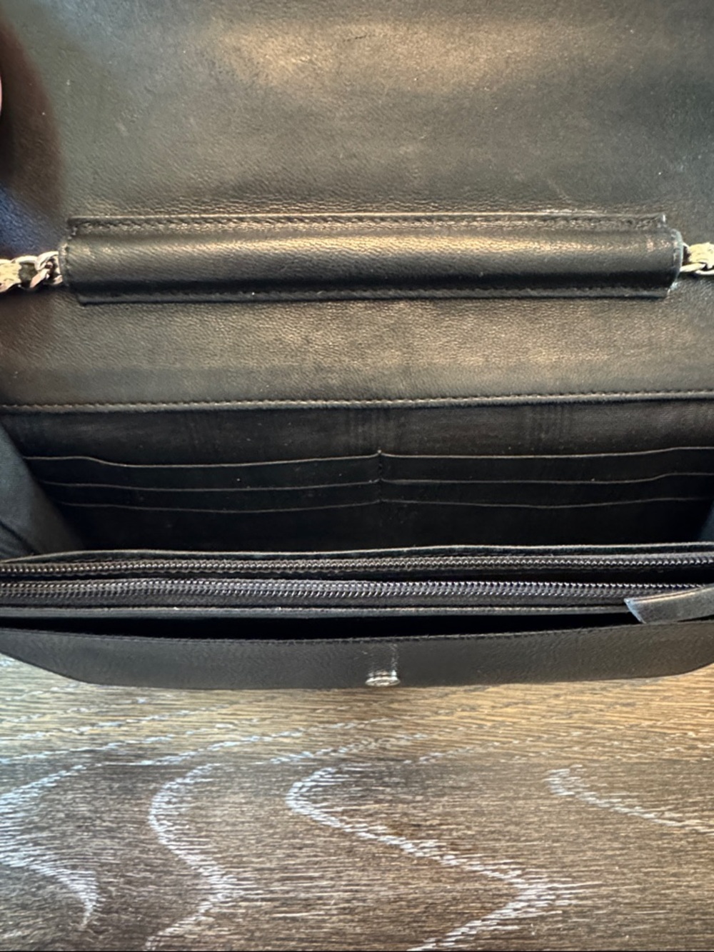 CHANEL Timeless Black Wallet on Chain Caviar - Picture 7 of 15